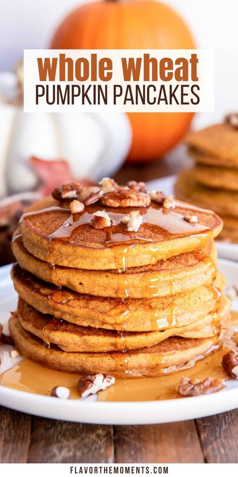 Pumpkin Whole Wheat Pancakes, Whole Wheat Pumpkin Pancakes, Whole Wheat Pumpkin Waffles, Pumpkin Pancakes For Toddlers, Healthy Pumpkin Pancakes Easy, Easy Pumpkin Pancakes, Healthy Pumpkin Pancakes, Pancakes Pumpkin, Pumpkin Pancakes Recipe