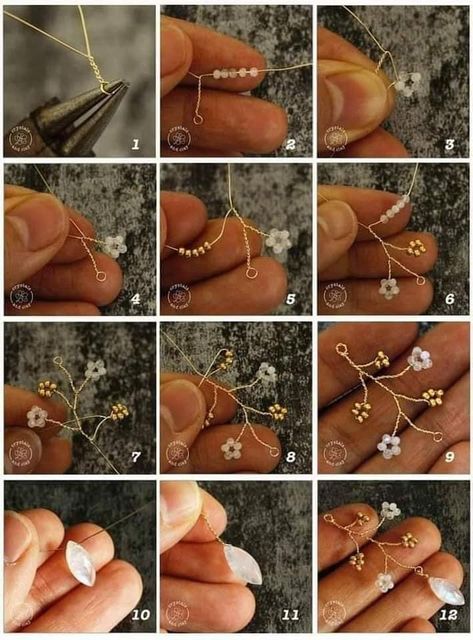 Seed Bead Tutorials, Jewelry Making Tutorial, Bead Hair Accessories, Seed Bead Tutorial, Handmade Wire Jewelry, Beaded Jewelry Patterns, Jewelry Making Tutorials, Handmade Wire, Diy Hair Accessories