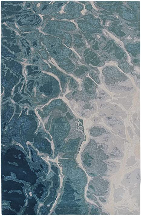 Ocean Rug, Kitchen Carpet Runner, Carpet Texture, Carpet Trends, Teal Rug, Water Ripples, Blue Carpet, Beige Carpet, Diy Carpet