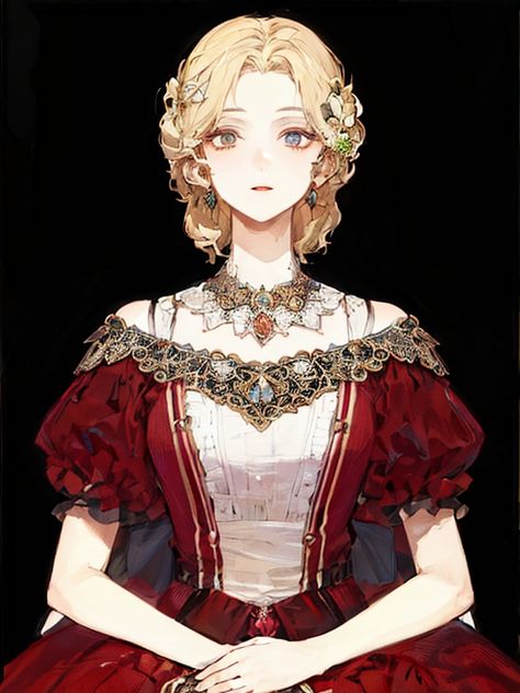 Royal Webtoon, Empress Clothes, Empress Character Design, Blonde Lawyer, Empress Outfit, Empress Aesthetic, Digital Art Girl Aesthetic, Anime Empress, The Titans Bride