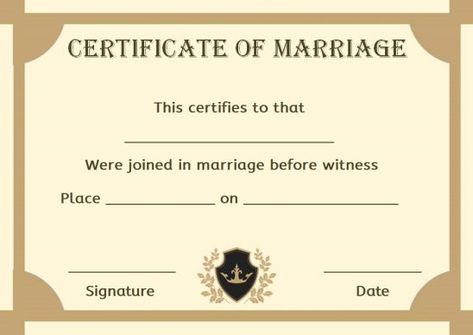 Free Fake marriage certificate template Engagement Certificate Template, Marriage Certificate Aesthetic, Marriage Certificate Template Aesthetic, Fake Wedding Certificate, Fake Marriage Certificate, Divorce Certificate, Retirement Certificate, Marriage Certificate Template, Blank Id Cards