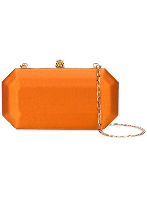 Orange Envelope, Valentino Clutch, Ysl Clutch, Mini Crossbody Purse, Designer Clutch Bags, Sweet Bags, Clutches For Women, Designer Clutch, Orange Bag