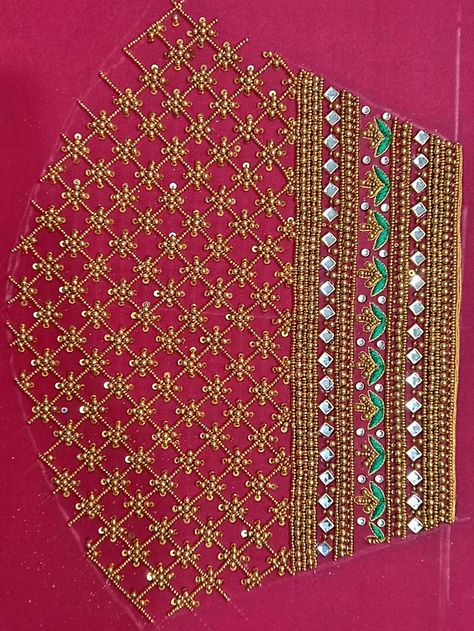 Exclusive Blouse Designs, Basic Blouse Designs, Magam Work Designs, Magam Work, Blue Blouse Designs, Aari Design, Hand Work Design, Latest Blouse Designs Pattern, Aari Blouse