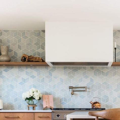 Honey Cabinetry on Instagram: "Our Moonstone door in Walnut looks ahhhhmazing in this mid-century modern inspired kitchen! #honeycabinetry #cabinet #design Designed by @honeycomb_homedesign" Maximalism Design, Kitchen Reno, Cabinet Design, Colorful Interiors, Honeycomb, Reno, Century Modern, Moonstone, Walnut