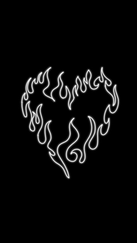 Aesthetic Flames Wallpaper, Flaming Heart Aesthetic, Flamed Heart Tattoo, Heart On Fire Aesthetic, Heart On Fire Drawing, Heart On Fire Tattoo, Ldr Tattoo, Llama Tattoo, Flame Wallpaper