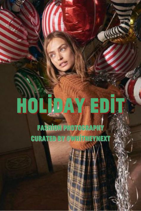 Welcome to my Holiday Fashion Photography Edit board! Click to see 100+ curated images from holiday fashion campaigns, photo shoots, and brand photography. Always with an eye for images in a lifestyle context. I threw in a variety of holiday decor shots too! Follow this board for more holiday fashion photography inspiration. I am here for you Creative Directors! Need help with swipe? r@whitneynext.com Christmas Fashion Photography Editorial, Holiday Fashion Campaign, Christmas Campaign Fashion, Holiday Fashion Editorial, Christmas Marketing Campaign, Holiday Party Photography, Christmas Fashion Photography, Christmas Editorial, Christmas Retail