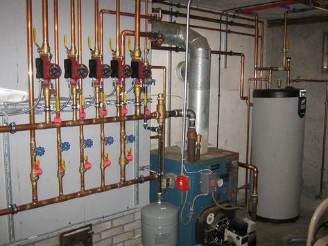 SIMPLE PLUMBING AND HEATING ADVICE TO KEEP THINGS FUNCTIONAL In Floor Heating, Boiler Heating System, Hydronic Radiant Floor Heating, Hydronic Heating Systems, Baseboard Heating, Water Heater Installation, Piping Design, Mechanical Room, Hydronic Heating