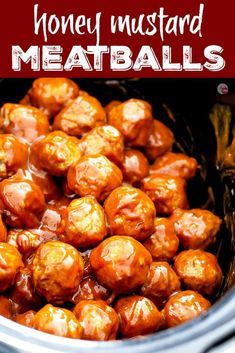 Mustard Meatballs, Hearty Appetizers, Meaty Appetizers, Crockpot Meatball, Cocktail Weenies, Meatball Appetizer, Meatballs Crockpot, Simple Crockpot, Meatball Recipes Crockpot