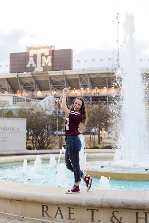 College Graduation Pictures Texas A&m, A&m Graduation Pictures, Texas A&m Graduation Pictures, Aggie Graduation Pictures, Graduation Pic, Senior Crowns, Kyle Field, College Acceptance, College Graduation Pictures