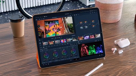 Blackmagic Design has announced that DaVinci Resolve, its popular video editing and color grading application, is coming to iPad.Optimized for MultiTouch technology and Apple Pencil, DaVinci Resolve for iPad features support for cut and color pages providing access to DaVinci’s award winning image technology, color finishing tools and latest HDR workflows. And Blackmagic Cloud support allows creators to collaborate with multiple users around the world. Continue ReadingSpotlight Deal:Paramount Pl Free Video Editing Apps, Apple Tablet, Ipad Storage, Latest Ipad, Editing Videos, Editing Video, Blackmagic Design, Davinci Resolve, New Ipad Pro