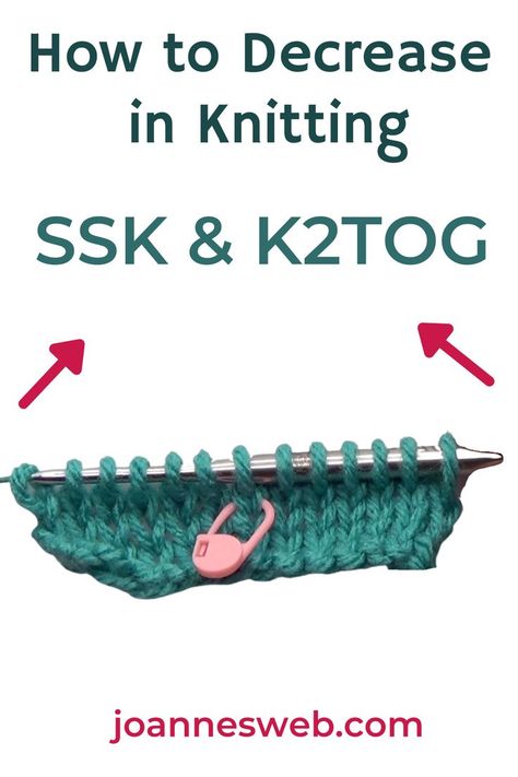 For our friends who are starting with decreases, here's a video on SSK and K2TOG: slip slip, knit and knit two stitches together. #Knitting #KnittingBasics Basic Knitting, Knitting Abbreviations, Handknit Design, Knitting Basics, Knitting Tutorials, Knitting Tips, Web News, Crochet Videos Tutorials, Knitting Videos