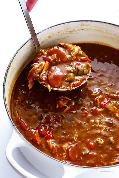 My 16 Favorite Recipes Of 2016 | Gimme Some Oven Homemade Gumbo, Cajun Food, Cajun Dishes, Cajun Creole Recipes, Gumbo Recipe, Cajun Cooking, Louisiana Recipes, Dutch Oven Recipes, Creole Recipes