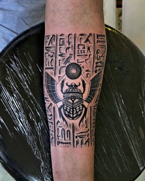 Safe House Studio Scarab Beetle Tattoo Egyptian, Scarab Beetle Tattoo, Scarab Tattoo, Beetle Tattoo, Back Tats, Lion Sketch, Safe House, Egypt Tattoo, Armband Tattoo Design