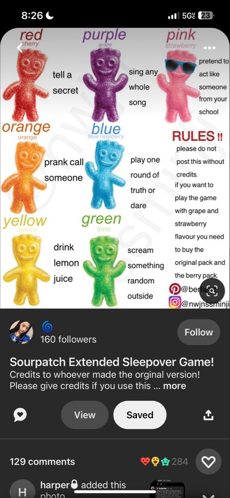 Sleepover Pranks, Prank Call Ideas, Fun Sleepover Games, Strawberry Lime, Sleepover Things, Sleepover Games, Green Strawberry, Prank Calls, Fun Sleepover Ideas