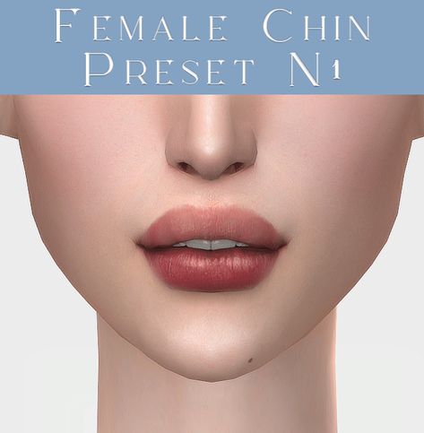 Female Chin Presets | Northern Siberia Winds on Patreon Chin Cc Sims 4, Female Preset Sims 4, Sims 4 Jaw Preset Female, Sims 4 Patreon Presets, Chin Sims 4 Cc, Ts4 Cc Jaw Preset, Sims 4 Cc Face Details Alpha, Chin Presets Sims 4 Cc, Chin Slider Sims 4