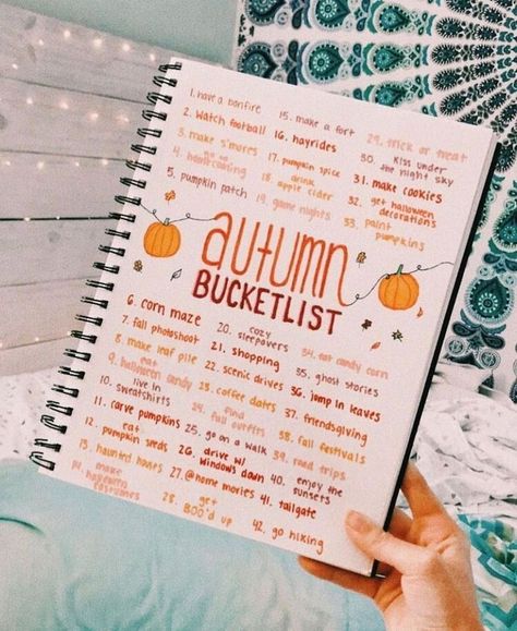 Fall Notes, Fall Goals, Autumn Bucket List, Halloween Bucket List, Fall Szn, Herbst Bucket List, Halloween Buckets, Fall Mood Board, Fun Fall Activities