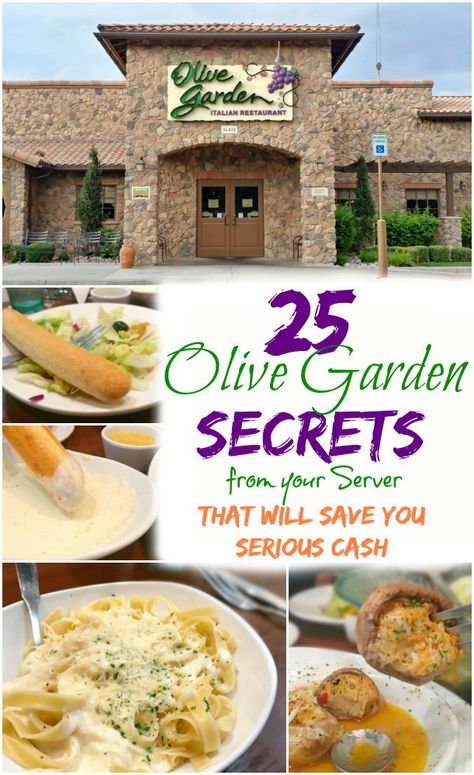 Olive Garden Gift Card, Restaurant Hacks, Olive Garden Recipes, Secret Menu Items, Restaurant Deals, Savings Tips, Garden Hacks, Healthy Menu, Magic Garden