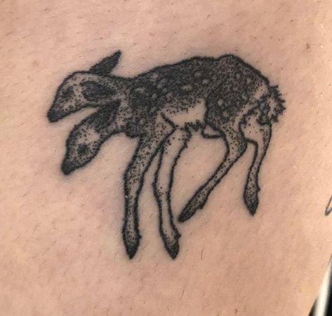 Minimalist Linework Tattoo, Devils Roll The Dice Angels Roll Their Eyes Tattoo, Weird Core Tattoos, Marble Hornets Tattoo, Two Headed Rabbit, Odd Tattoos, Tumblr Tattoos, Interesting Tattoos, Stick Poke Tattoo