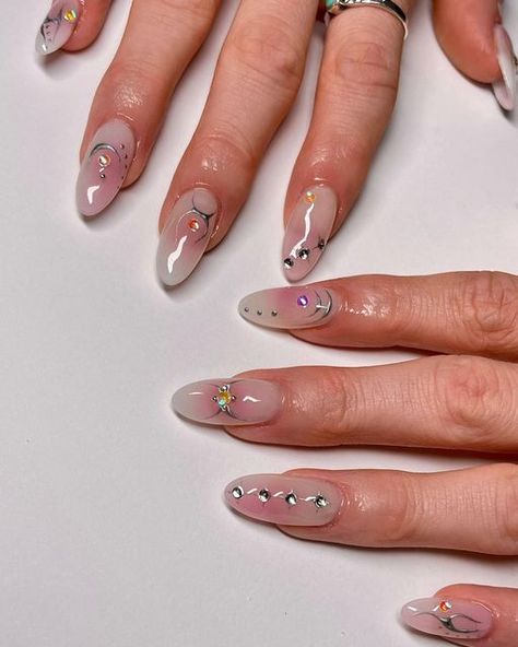 Ethereal Nails, Cheetah Print Nails, Nyc Nails, Airbrush Nails, Pretty Gel Nails, Cat Eye Nails, Nails Desing, Funky Nails, Nails Inspo