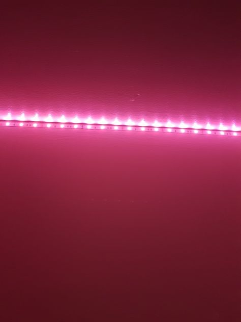 Pink Led Lights Aesthetic, Led Lights Aesthetic, Pink Led Lights, Pink Lights, Lights Aesthetic, Gold Palette, Bedroom Essentials, Room Planning, Basic Concepts