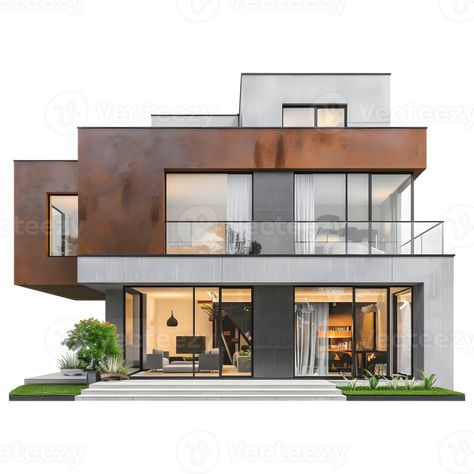 AI generated 3D Rendering of a Real Estate House or Home on Transparent Background - Ai Generated Real Estate Background, Estate House, Cityscape Photos, Real Estate Houses, 3d Rendering, Estate Homes, Planting Flowers, Transparent Background, Royalty