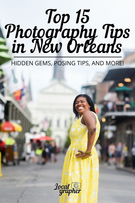 New Orleans, often referred to as the “Big Easy”, is a city filled with vibrant culture, rich history, and a unique blend of architectural styles. From the lively streets of the French Quarter to the majestic oak-lined avenues of Uptown, this city offers a wealth of photographic opportunities. In this article, we’ll delve into photography in New Orleans as we explore hidden photo spots, suggest the best poses for capturing the essence of the city, provide equipment recommendations, and ... New Orleans Family Photoshoot, New Orleans Pictures Ideas, New Orleans Photoshoot, Orleans France, City Park New Orleans, Best Poses, Hidden Photos, The French Quarter, Architectural Styles