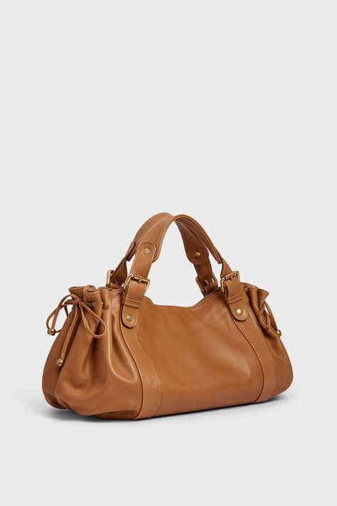 24H bag for woman | Gerard Darel – Gérard Darel UK Gerard Darel, Top Handbags, Leather Pattern, Leather Key, Grab Bags, Pocket Detail, Rebecca Minkoff Hobo, Gym Bag, Zip Pockets