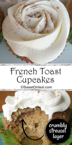 French Toast Cupcakes, Maple Buttercream Frosting, Maple Buttercream, Tea Breakfast, Gourmet Cupcakes, Cupcake Flavors, Cupcakes Recipe, Yummy Cupcakes, Entertaining Ideas