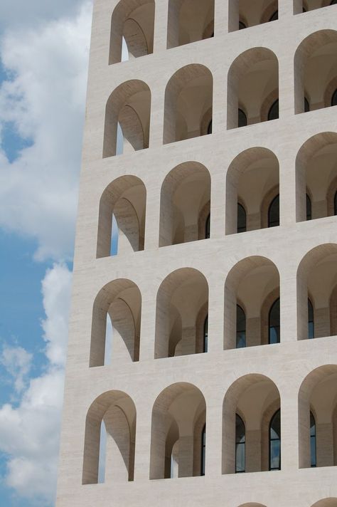 Arch Building, Arch Architecture, Plans Architecture, Italian Architecture, Brutalism, Modern Buildings, Islamic Architecture, Architecture Plan, Rome Italy