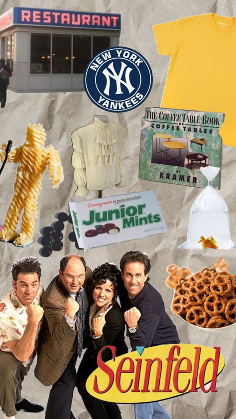 #seinfeld Seinfeld Themed Party, Junior Mints, Restaurant New York, Seinfeld, Coffee Table Books, 16th Birthday, Celebration Party, Themed Party, Phone Wallpapers