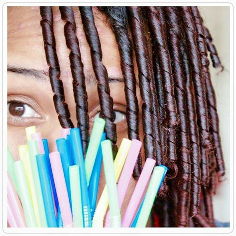 straw set Short Straw Set, Curls With Straws, Straw Set Hair, Straw Photography, Curl Hair With Straws, Straw Set Natural Hair, Good Morning Texts, Natural Styles, About Hair