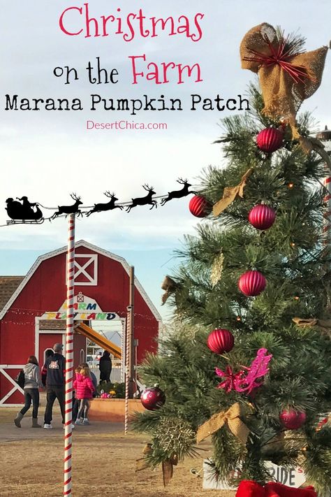 The newest holiday fun in Tucson is at Marana Christmas on the Farm and includes a train ride through Christmas lights and sledding! #tucson #Arizona Christmas On The Farm, Seven Falls, Christmas Events, Train Ride, Tucson Arizona, Happy Holiday, On The Farm, Fun Events, Train Rides