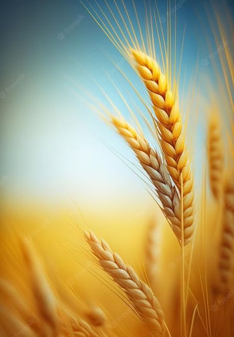 Wheat Field Photos, Field Photos, Slide Background, Bible Pictures, Wheat Field, Wheat Fields, Photo Photo, Picture Design, Premium Photo