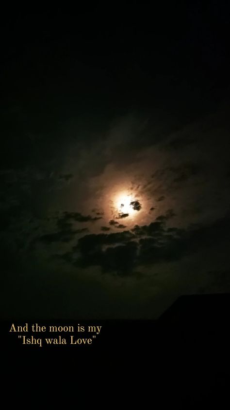 Sky With Moon Aesthetic, Moon Quotes Aesthetic, Night Snap Ideas, Moon Photography Aesthetic, Dark Snap, Moon And Star Quotes, Study Snaps Ideas, Nature Photography Quotes, Captions For Instagram Posts