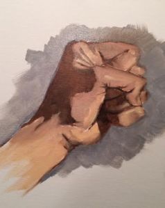 Realistic Hand Painting, Oil Painting Hands Tutorial, Hand Holding Painting, Painting Hands, Hands Painting, Drawing Anatomy, Soft Pastel Art, Hand Photography, Realistic Drawing