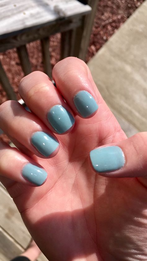 Powder Dip Nail Ideas Spring, Square Shortnails, Nails Navy Blue, Nails Navy, Sns Powder, Pastel Blue Nails, Blue Stiletto Nails, Wedding Day Nails, Sns Nails Colors