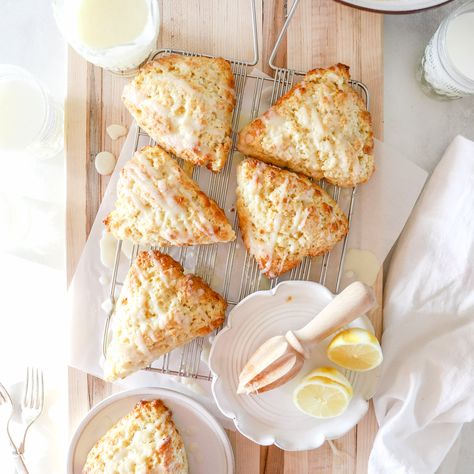 Lemon sourdough scones recipe - Ninnescah Made Sourdough Scones Recipe, Lemon Sourdough, Sourdough Pie Crust Recipe, Sourdough Scones, Lemon Scones Recipe, Homemade Vanilla Pudding, Dough Starter, Sourdough Starter Discard Recipe, Lemon Scones