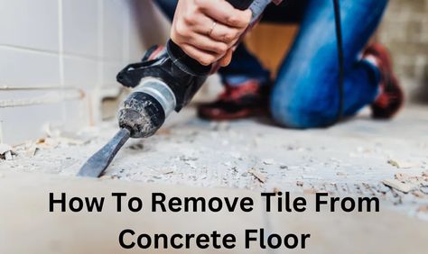 How To Remove Tile From Concrete Floor! Removing tile from a concrete floor is a labor-intensive job, but it can be accomplished on your own with the right tools and preparation. Whether you’re removing tile to replace it or to completely remove the surface, there are steps you can take to get the job done […] <p>The post How To Remove Tile From Concrete Floor first appeared on Tailored Floor Products, Guides, Ideas and Reviews for Floors.</p> Replace Tile Floor, Remove Tile, Tile Removal, Garage Floor Coatings, Hammer And Chisel, Tile Grout, Concrete Floor, Garage Floor, Step By Step Guide