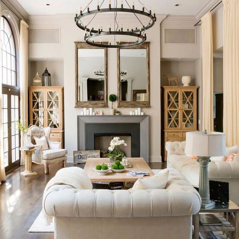 Jessie James Decker's Nashville Home Makeover Main Living Room Ideas, James Decker, Jessie James Decker, Jessie James, Home Makeover, House Plans Farmhouse, Southern Home, Living Room Ideas, Southern Living