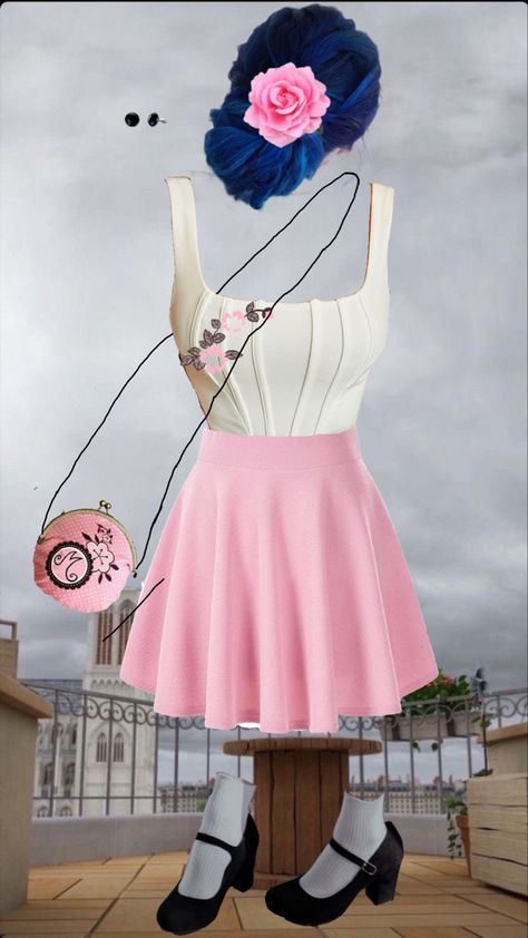 Miraculous Marinette Dupain Cheng Inspired Outfit, Marinette Inspired Outfit, Marinette Outfits Inspiration, Marinette Outfit, Marinette Costume, Marinette Aesthetic, Ladybug Miraculous, Marinette Dupain Cheng, Adrien Agreste