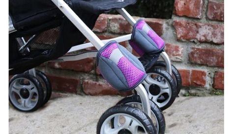 Attach ankle weights to prevent a heavy stroller from tipping (Stroller Hack / Tip) Stroller Organization For Disney, Diy Disney Stroller Sign, Stroller Hacks For Disney, Disney Stroller Organization, Disneyland Stroller Hacks, Stroller Decoration For Disney, Stroller Identifier For Disney, Disney Stroller Hacks, Stroller Decoration Ideas