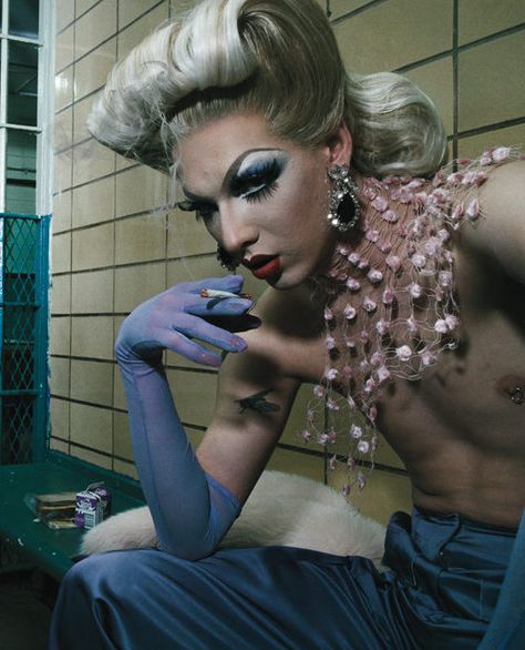 Steven Klein, Violet Chachki, Blue People, Drag Make-up, Interview Magazine, Drag Makeup, Poses References, Jolie Photo, Rupaul