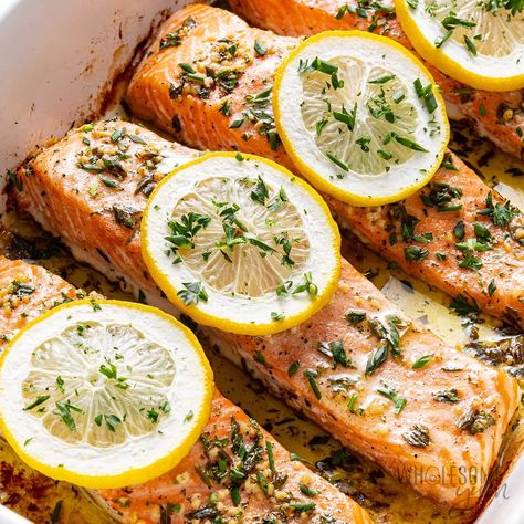 Steelhead Trout Recipe - Wholesome Yum Steelhead Trout Recipe, Trout Recipe, Easy Whole30 Recipes, No Carb Food List, Recipe With Garlic, Keto Fish, Trout Recipes, Steelhead Trout, Easy Whole 30 Recipes