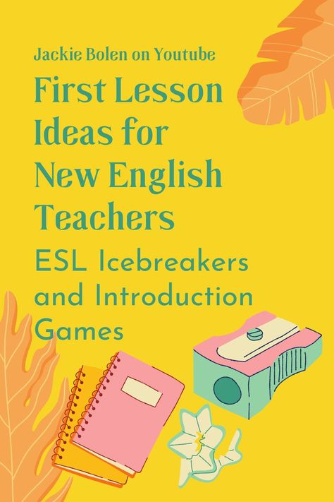 Let’s talk ESL first day activities. If you need some help figuring out what to do for the ESL first day of class, fear not! Here are some of my top recommendations for ESL activities for the first day. #newteacher #esl #eslteacher Esl Ice Breakers First Day, Esl Kindergarten Activities, Esl First Day Activities, English Club Activities, Esl Teaching Elementary, Esl Teaching Resources, First Day Activities, English Teaching Resources, English Activities For Kids