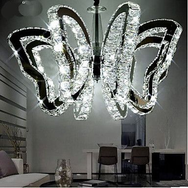 Restaurant Lamp, Cheap Chandelier, Retro Butterfly, Led Crystal Chandelier, Metal Pendant Light, Lamp Modern, Glam Decor, Beautiful Chandelier, Crystal Lamp