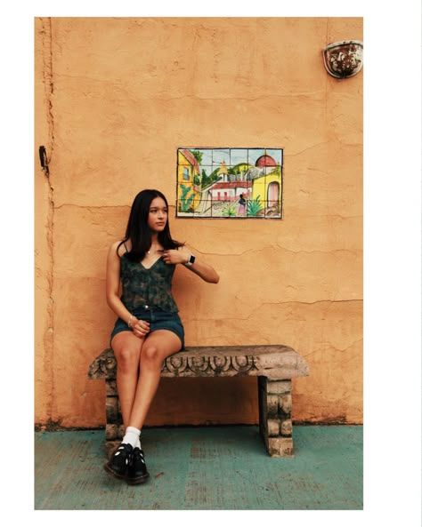 Mexico Fashion Street, 90s Mexican Aesthetic, Latin Core, Mexican Photoshoot, Latina Photoshoot, Chicana Style, + Core + Aesthetic, Photography Inspo, My Vibe