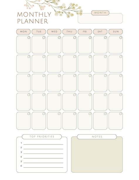 Monthly Planner islamicplanner #plannermom #workoutplanner #dailystudyplanner🗒️ Aesthetic Monthly Planner Template, Goodnotes Monthly Planner, Monthly Planner Ideas, Ipad Templates, Planner Monthly Layout, Free Printable Monthly Planner, Planer Organisation, Ipad Notes, Note Templates