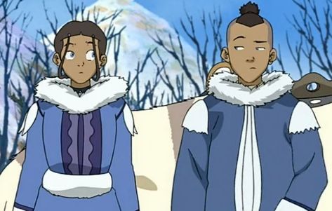 Avatar The Last Airbender Matching Pfp Friends, Sokka And Katara Matching Pfp, Matching Pfps Siblings, Sokka And Katara, Atla Katara, Katara And Sokka, Fire Vs Water, Avatar Show, Boy And Girl Friendship