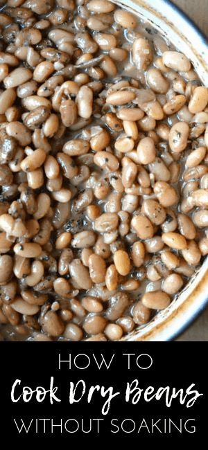 How to cook dried beans with no soaking, no Instant Pot, and no slow cooker. Hands free and done in two hours! #vegan #glutenfree #driedbeans #drybeans #nosoak #cookbeans #mealprep #mealplan Cook Dried Beans, Soak Beans, How To Soak Beans, Cooking Dried Beans, Paleo Crockpot, Dry Beans, How To Cook Beans, Dried Beans, Bean Recipes