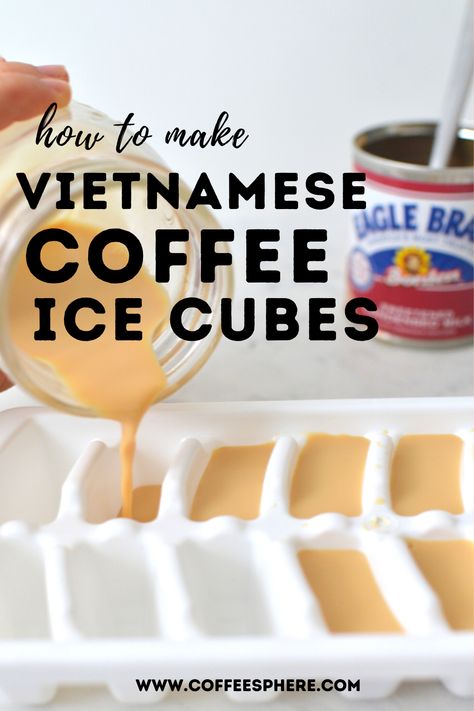 Coffee Creamer Ice Cubes, Ice Cubes For Coffee, Creamer Ice Cubes, Iced Coffee Ice Cubes, Iced Coffee Cubes, Croissants Photography, Coffee With Sweetened Condensed Milk, Ice Cube Coffee, Coffee Ice Cubes Recipe